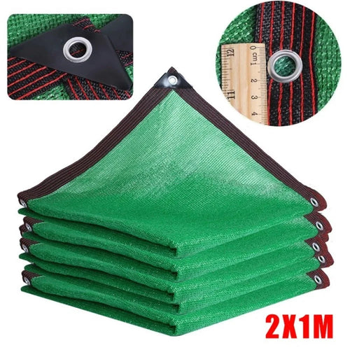 90% Sunblock Sun Shade PE Net Plant Cover UV Resistant Panel for Flowers Plants Patio Lawn - 2x1m - 1