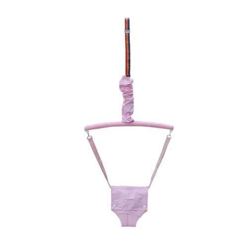 Baby Jumping Chair Fitness Frame Hanging Chair Safety Baby Bouncer Indoor Swing Rocker - Pink - 1
