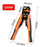 3 in 1 Automatic Wire Stripper/Cutter/Crimper Pliers for Electrical Wire Stripping Cable Cutting Crimping - Orange - 1