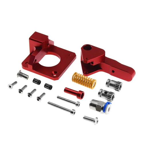 MK8 Btech Dual Pulley Extruder Mixed Gear 1.75mm CR10 CR10S PRO 3D Printer Spare Part - Red - 1