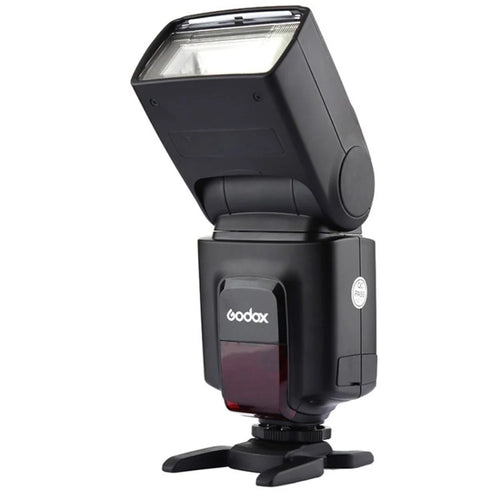 GODOX TT520II Camera Flash Speedlite Trigger 5600K Modeling Light for Nikon, Canon, Pentax, Olympus DSLR Cameras - Black - 1