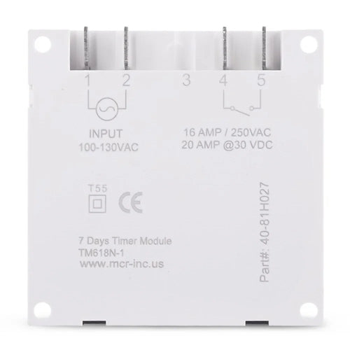 SINOTIMER TM618N 110V  Timer Switch 7 Days Weekly Programmable Digital Time Relay Power Supply Timer for Home Kitchen - 1