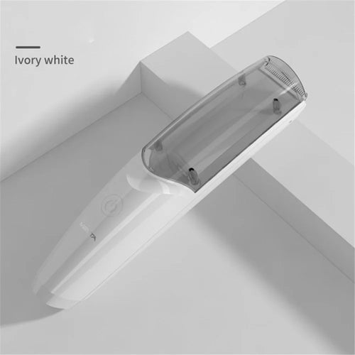 MISUTA Electric Baby Hair Clipper Hair Absorption Quiet Waterproof Hair Clipper for Children - White - 1