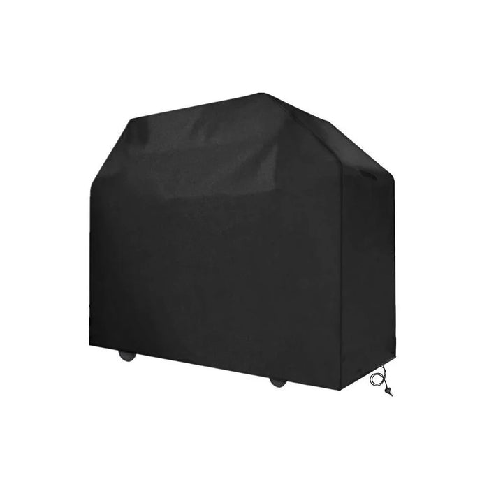 420D Oxford Fabric Waterproof BBQ Grill Cover UV Protection Outdoor Barbecue Grill Cover with Drawstring - Black / 80x66x100cm - 2