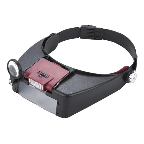 BEILESHI 81007-A LED Headband Magnifying Glasses Magnifier for Reading Watch Care Jewelry Repair Tool - 1