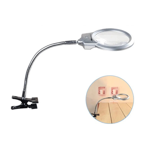 BEILESHI 15122-2B 107mm Big Lens Magnifier Table Lamp Light Magnifier for Watch Repair Jewelry Appraisal - 1