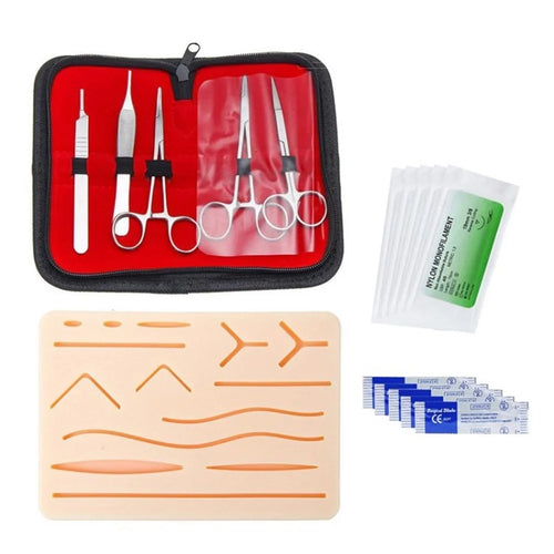 Medical Silicone Suture Pad Surgical Suturing Pad Training Kit Set for Suturing Skill Trainer - 1