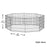 8 Panels Folding Pet Dog Fence for Animals Dog Cat Rabbit Breed Puppy - 18 inch/47x61cm - 1