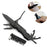10 in 1 Multi-function Outdoor Tool Set Camping Knife Pliers Can Bottle Opener with 10 Bits - 1