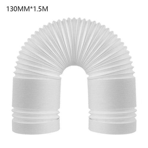 Durable Portable Air Conditioner Hose Exhaust Ven Air Conditioner Exhaust Hose Coupler Air Hood Baffle Plate - 130mmx1.5m - 1