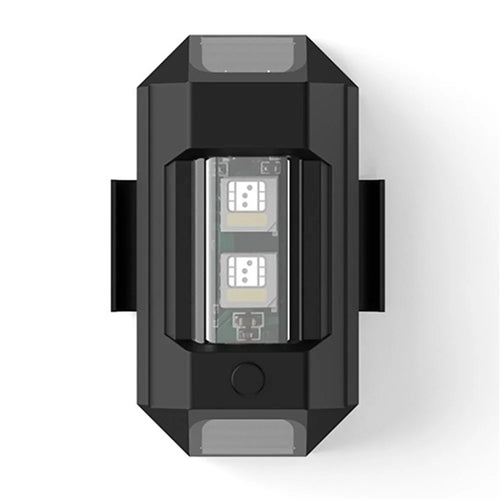 Charging Night Driving Strobe Motorcycle Light LED Flash Light Colorful Warning Light for RC Aircraft Helicopter - 1