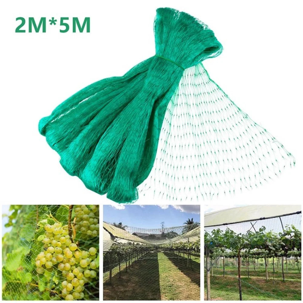 16/33ft Garden Anti-Birds Netting Light Transmission Durable Reusable Garden Net Plants Barrier - 2mx5m - 1