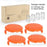 100-P Spool Cover Set for Black/Decker Replacement Parts with 4 Cap + 4 Spring - 1