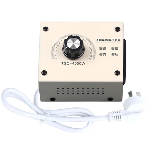AC 220V 4000W Voltage Regulator Dimmer Motor Speed Temperature Controller for Light Fan - 1