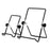 Portable Desktop Stand for 5-8 inch Cell Phone Folding Holder Metal Tablet Bracket - Black - 1
