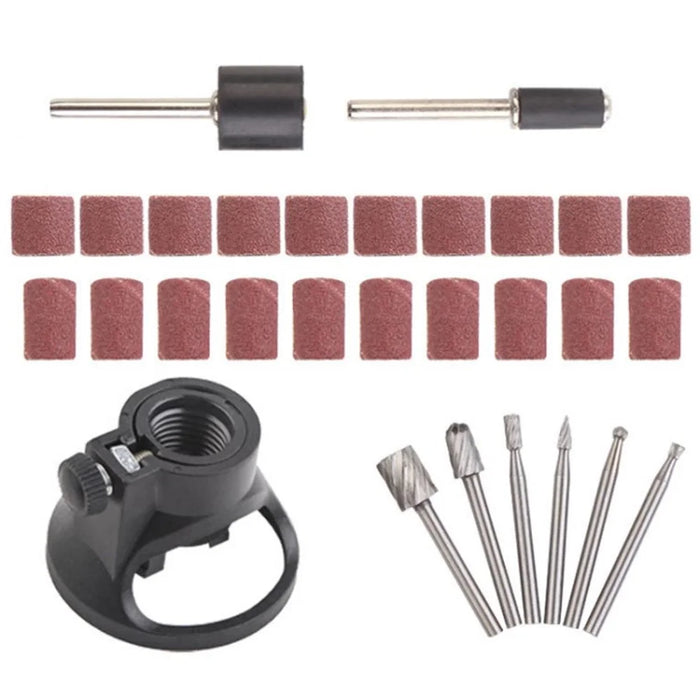 29Pcs/Set Electric Grinder Polishing Kit Grinding Wheel Drill Kit Durable Cutoff Wheel Chamfering Tools - B Set - 1