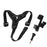 Motorcycle Helmet Chin Mount Strap Camera Holder Clip for GoPro Hero 9 8 7 6 5 - Black - 1
