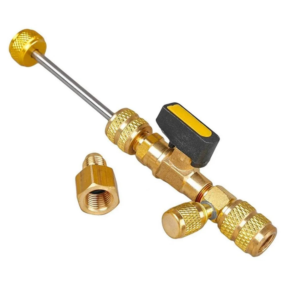 Valve Core Remover Installer SAE 1/4 & 5/16 Air Conditioning Repair Tools for HVAC R32 R410A - 1