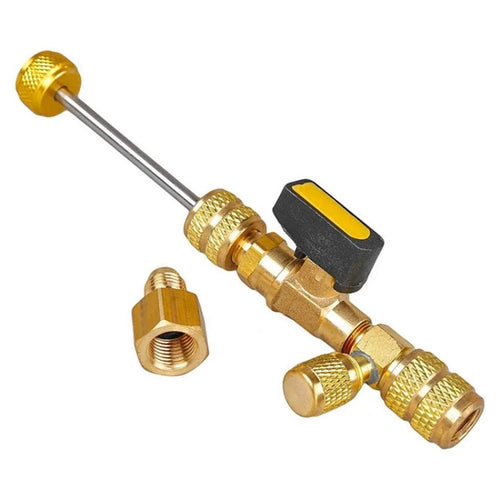 Valve Core Remover Installer SAE 1/4 & 5/16 Air Conditioning Repair Tools for HVAC R32 R410A - 1