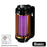 Portable Bug Zapper Mosquito Killer Indoor Electric Fly Trap with Light for Home Dormitory - Black - 1