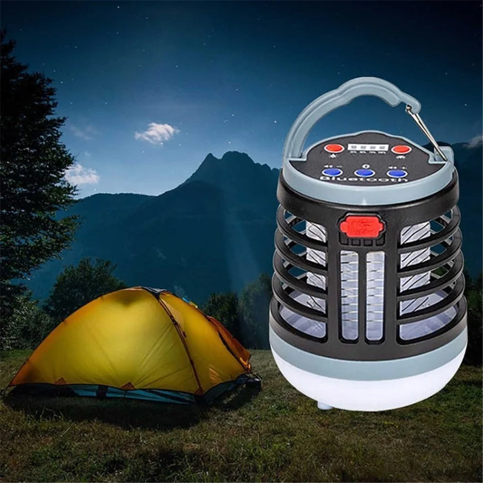 LED Electric Mosquito Killer Lamp Outdoor Lighting Mosquito Trap Mosquito Repellent Light - Black - 1