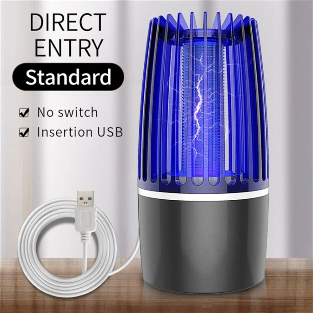 Mosquito Killer Lamp Electric Insect Fly Trap Fly Zapper LED Mosquito Killer for Living Room Bedroom (Plug-In Version) - 1