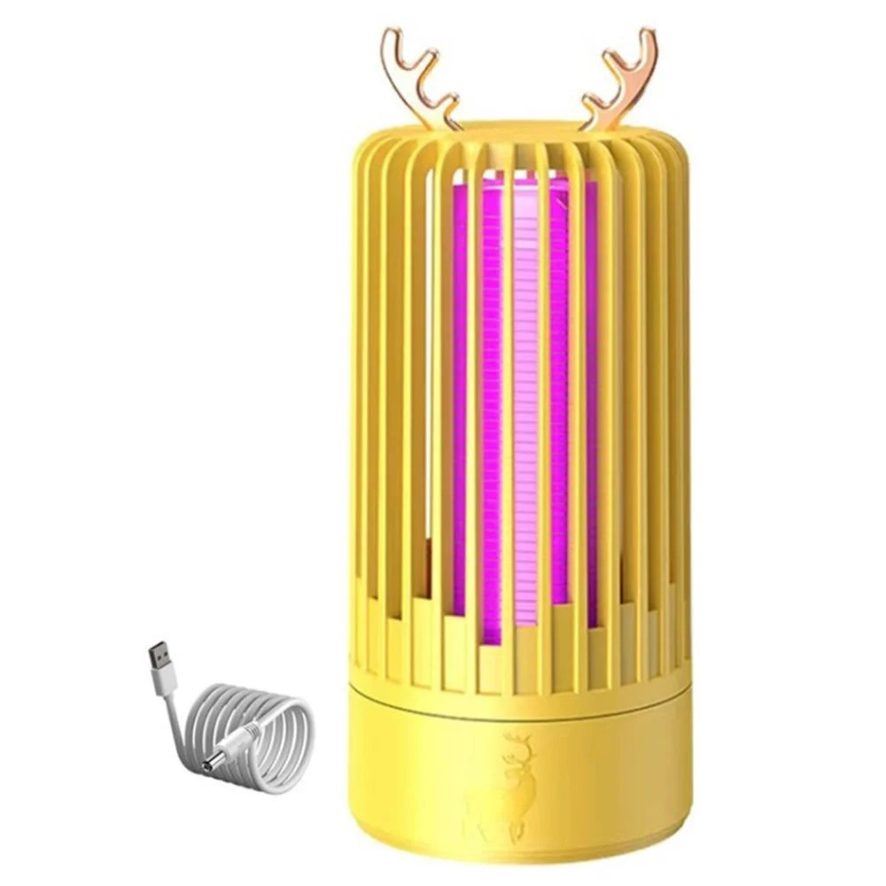 Mosquito Bug Zapper Fly Mosquito Killer Lamp Electric Insect Trap Outdoor Indoor Bug Catcher - Yellow - 1