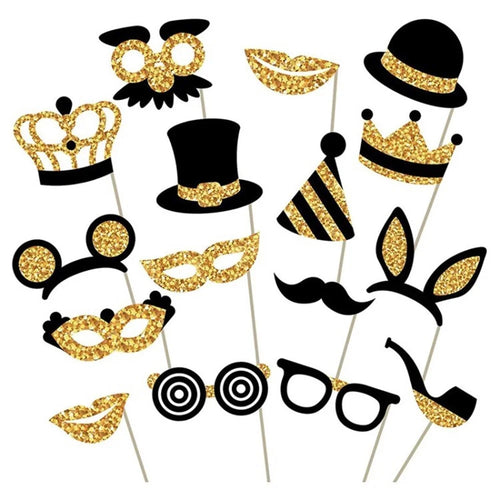 Sweet Birthday Photo Booth Props Selfie Sign Funny Decoration Glasses for Wedding Photography - 1