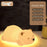 Creative Cartoon Kids Light USB Bedside Lamp Silicone Baby Light for Bedroom - Lying Bear - 1