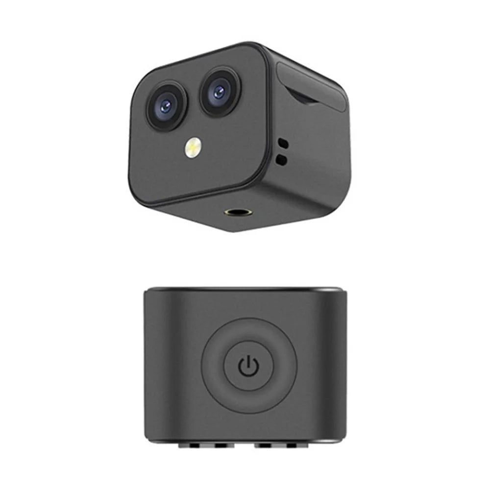 D3 16MP HD 4K Dual Lens Wifi Security Camera Sports Two-way Intercom Surveillance Webcam Action Camera - Black - 1