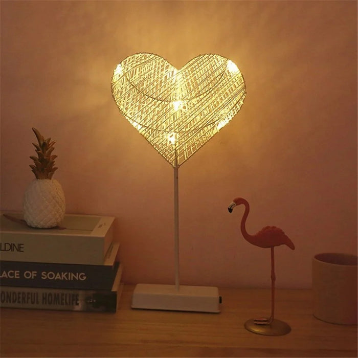 Decorative Table Lamp Christmas Moon Star Ramadan Desk Lamp - Love - 1