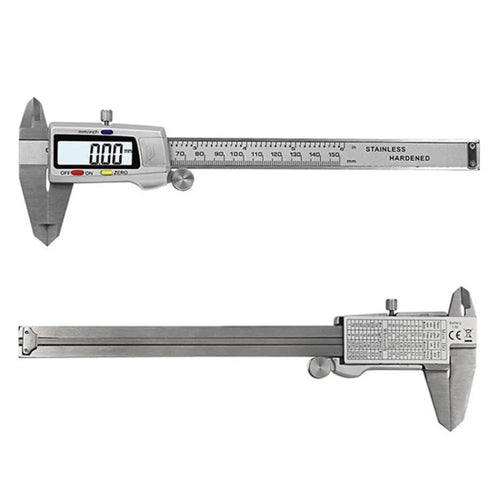 HUOTO 6-inch 0-150mm Digical Callipers Measuring Tool Stainless Steel Electronicernier Caliper Micrometer - 1