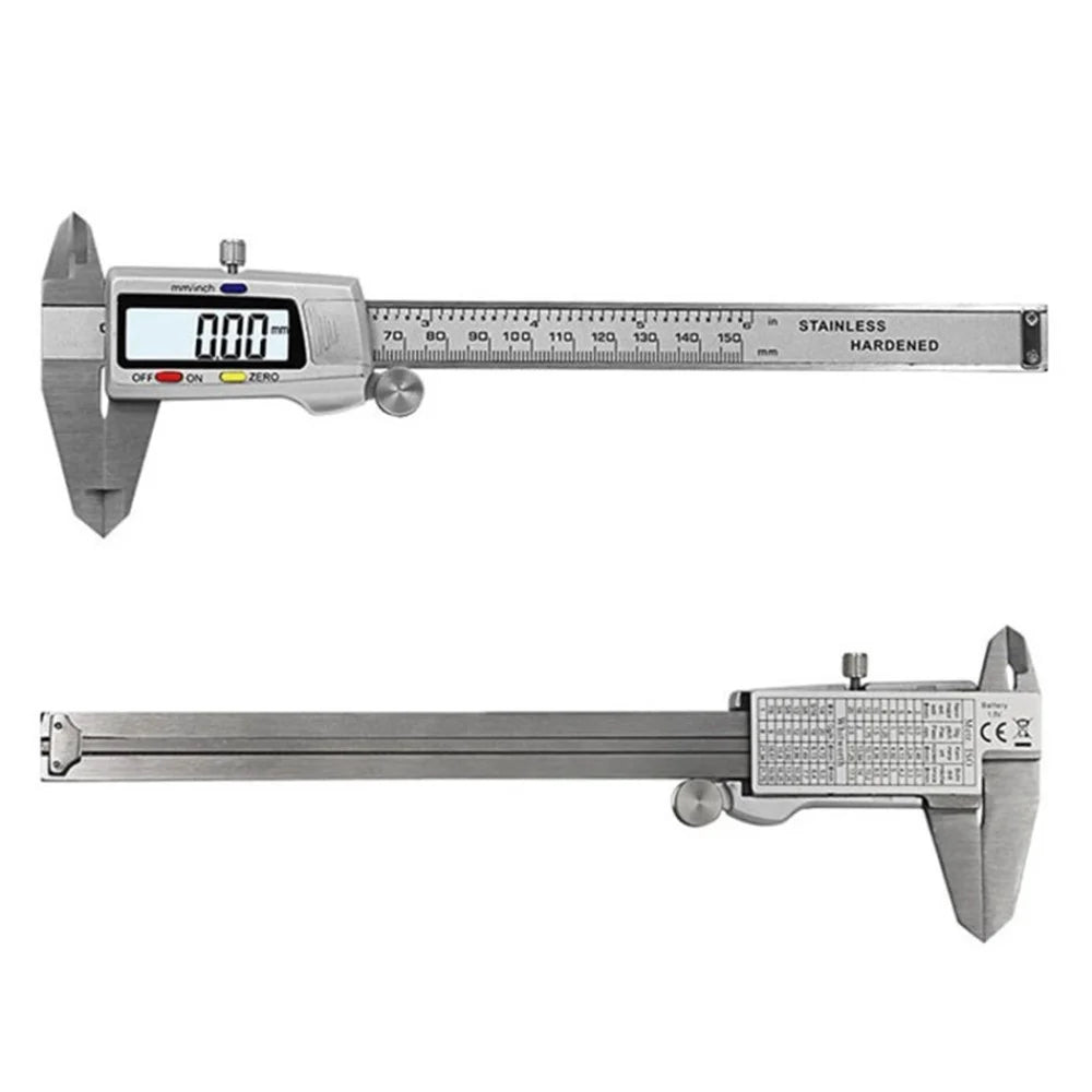 HUOTO 6-inch 0-150mm Digical Callipers Measuring Tool Stainless Steel Electronicernier Caliper Micrometer - 1