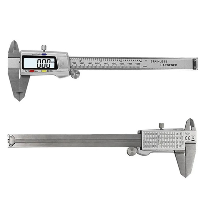 HUOTO 6-inch 0-150mm Digical Callipers Measuring Tool Stainless Steel Electronicernier Caliper Micrometer - 1