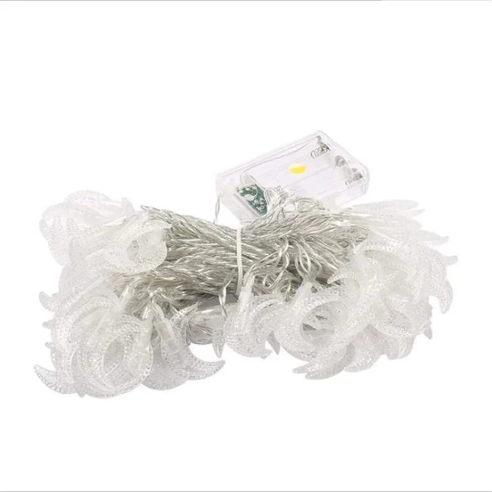 Energy-saving Durable Star Moon Light String for Ramadan Mubarak Festival Wedding Decoration - Warm Light/1.5m 10 Lights - 1