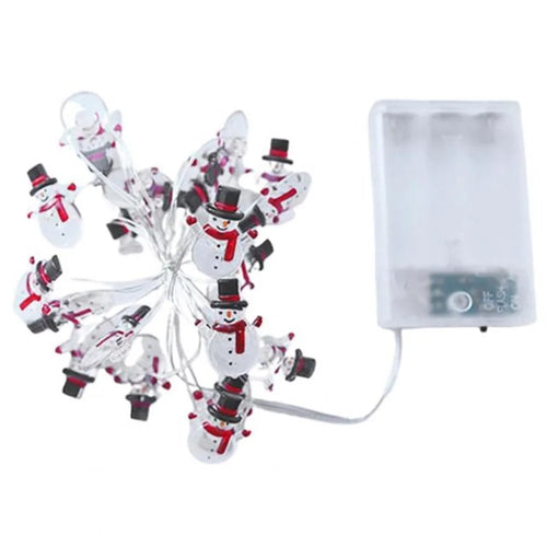 Waterproof Anti-freeze Wonderful Christmas Tree Santa Claus Light String for Wedding Party Bedroom Garden - Snowman - 1