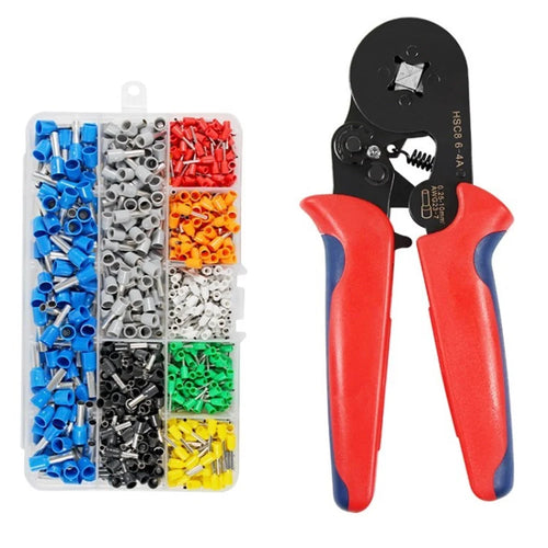 23-7AWG Wire Crimper Tool Ratcheting Insulated Terminals Crimper Kit Crimping Pliers Crimping Tool - 1