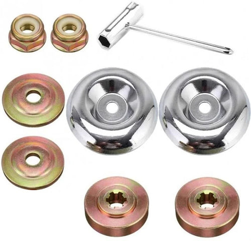 Nut Fastener Blades Kit for STHIL FS120 200 250 56R 80 Lawn Mower Blade Accessories - 9-in-1 Set - 1