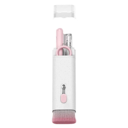 Portable Multi-functional Electronics Computer Cleaning Soft Brush Cleaner Tools Kit for Laptop Airpods Pro Camera Lens - Pink - 1