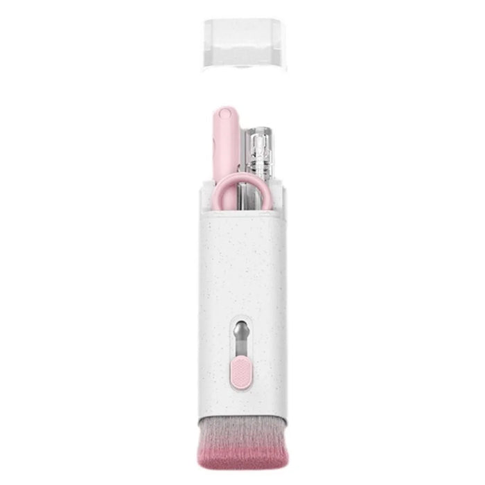 Portable Multi-functional Electronics Computer Cleaning Soft Brush Cleaner Tools Kit for Laptop Airpods Pro Camera Lens - Pink - 1