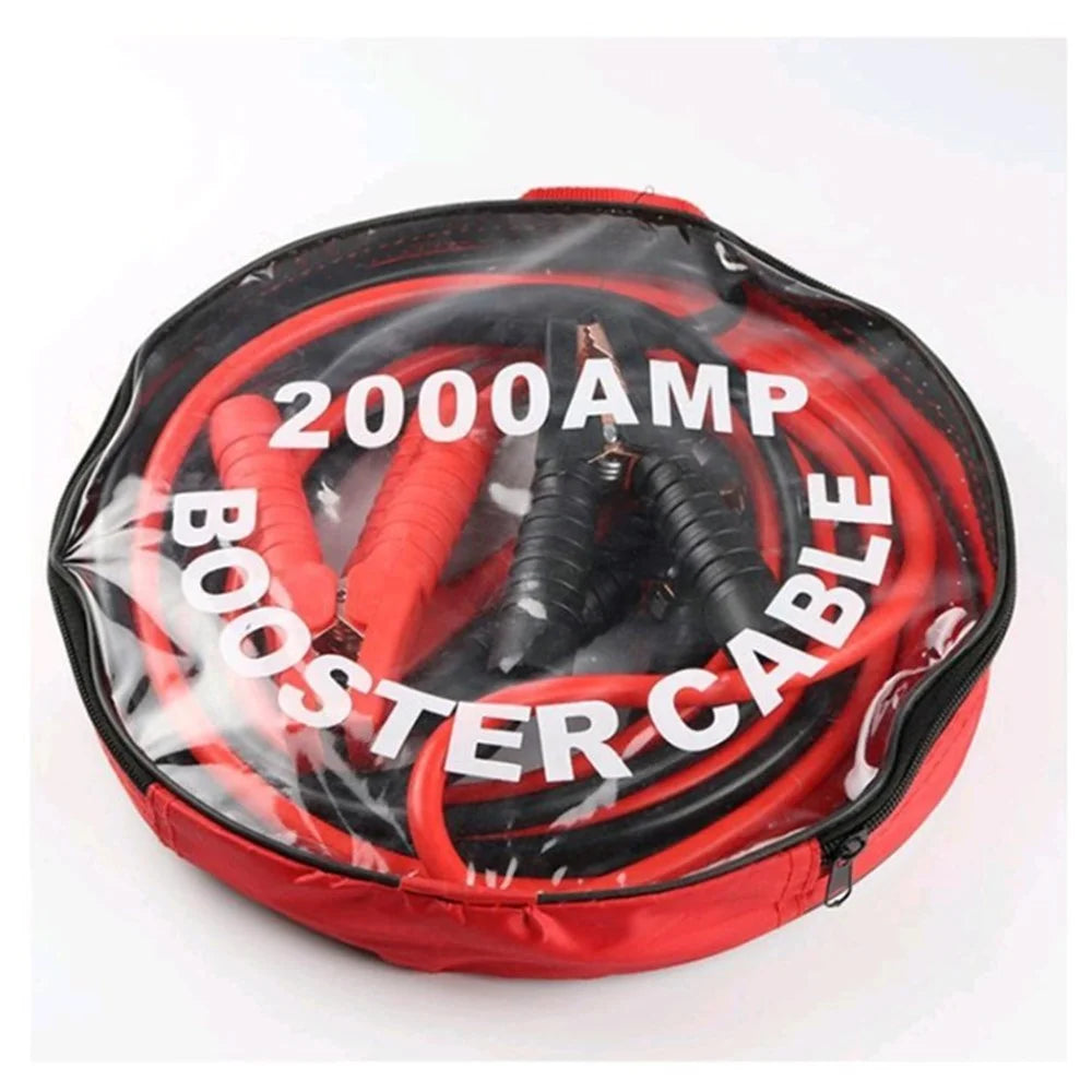 4m 2000A Durable Corrosion Resistance Jumper Cables for Car Battery Heavy Duty Automotive Booster Cables - 1