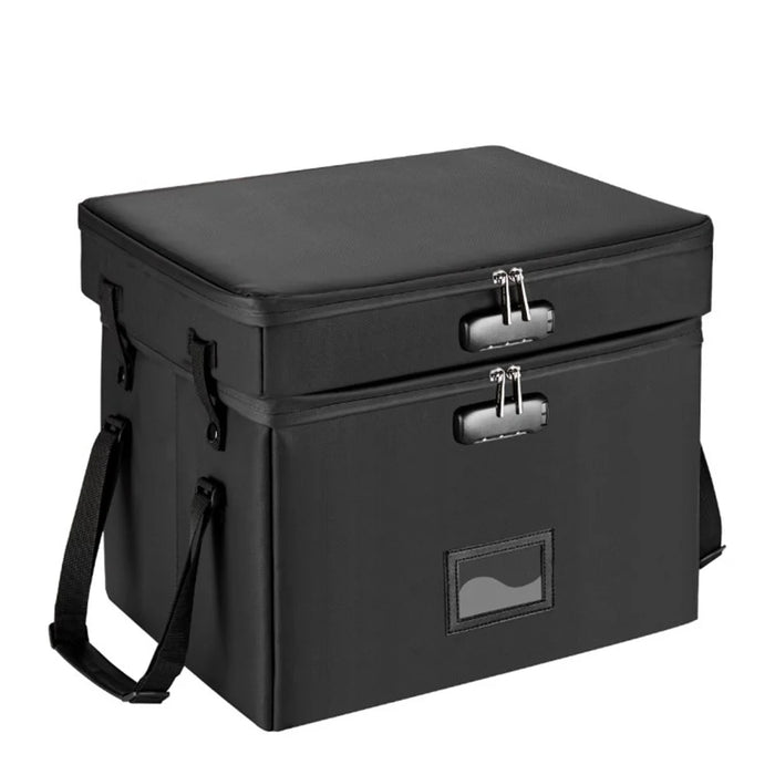 MUIFA Fireproof Document Bag + File Box Collapsible Document Organizer for Letter / Legal Folder - 2