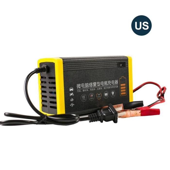 12V / 6A Car Motorcycle Battery Adapter Charger - US Plug - 1