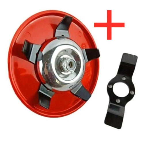Lawn Mower Weeding Disc Brush Cutter Tool Weeder Universal Weeding Head - Red - 1