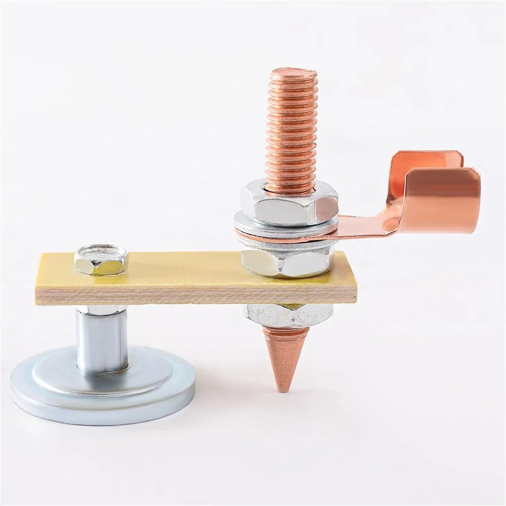 Magnetic Welding Clamp Strong Magnetism Welding Support Holder Ground Clamp Tools - 1 Foot - 1