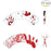 24Pcs / Pack Halloween Cupcake Topper Decorations Gift for Halloween Party - Bloody Hand Set - 1