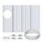 Portable Air Conditioner Window Adapter Kit Sliding AC Vent Kit Plate for Exhaust Hose - 1