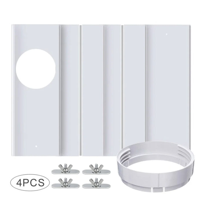 Portable Air Conditioner Window Adapter Kit Sliding AC Vent Kit Plate for Exhaust Hose - 1
