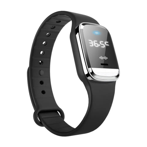 M20 Ultrasonic Mosquito Repellent Watch Rechargeable Anti Mosquito Repeller Wristband - Black - 1