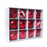 12Pcs Christmas Tree Balls Box Set Christmas Ornament Decorations Pendant 6MM   - Red - 1